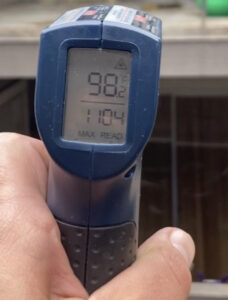 Deadly Consequences For Some Pets Heat gun temp at 98